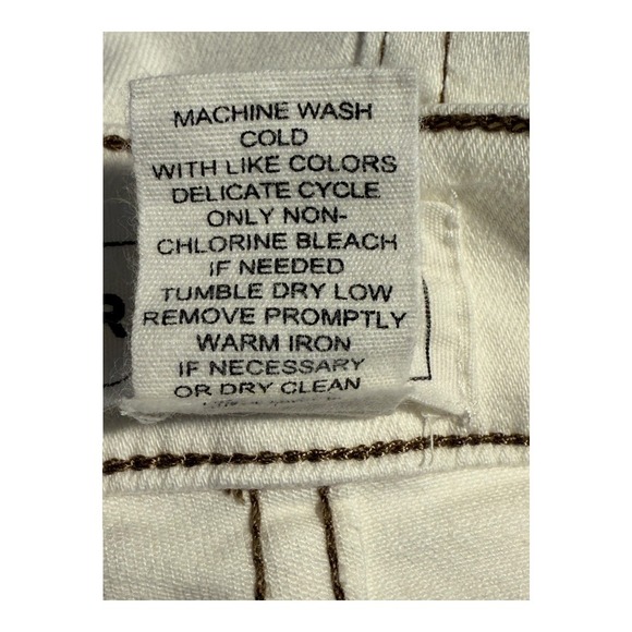 For The Republic Women's Natural White Crop Wide Leg Jeans Size 14 New With Tags - Picture 4 of 6